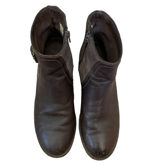 Timberland Leather Moto Chelsea Boots Women’s 8 - Picture 2 of 9